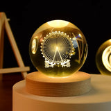 3D Crystal Solar Light