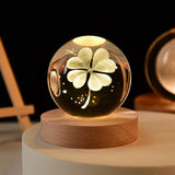 3D Crystal Solar Light