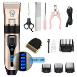 Rechargeable Pet Hair Clipper Grooming Set