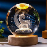 3D Constellation Crystal Ball Night Light