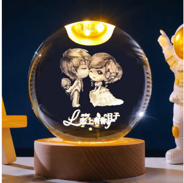 3D Constellation Crystal Ball Night Light