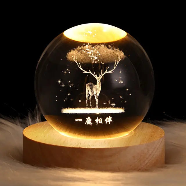 Luminous Crystal Night Light