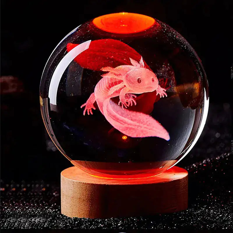 3D Crystal Ball Night Light