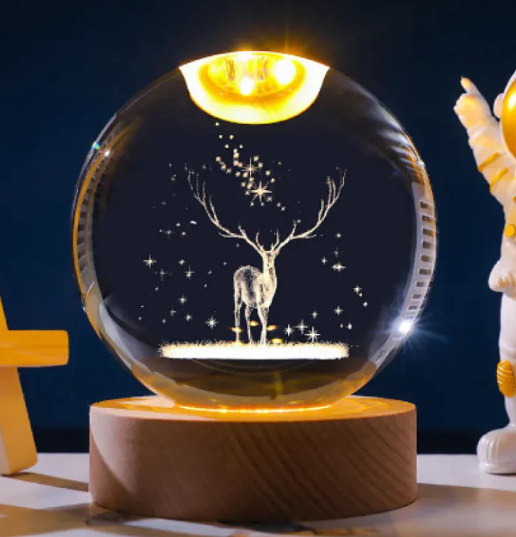 3D Constellation Crystal Ball Night Light